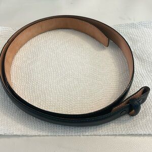 Tiffany & Co. Black Calfskin Belt w/o Buckle